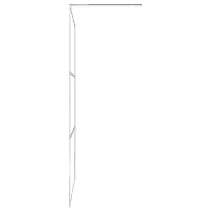 vidaXL Walk-in Shower Wall with Whole Frosted ESG Glass 55.1"x76.8"